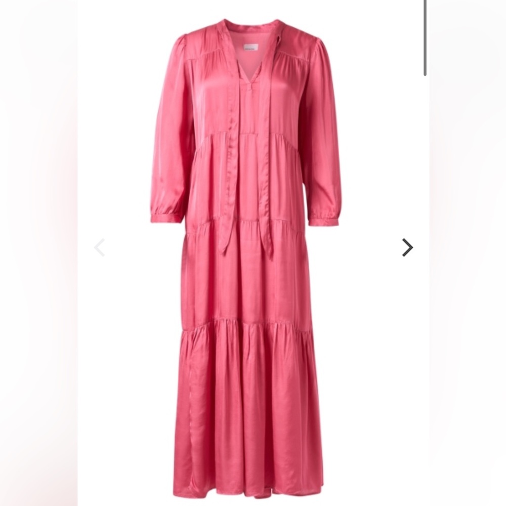 HONORINE Camille Pink Tiered Dress